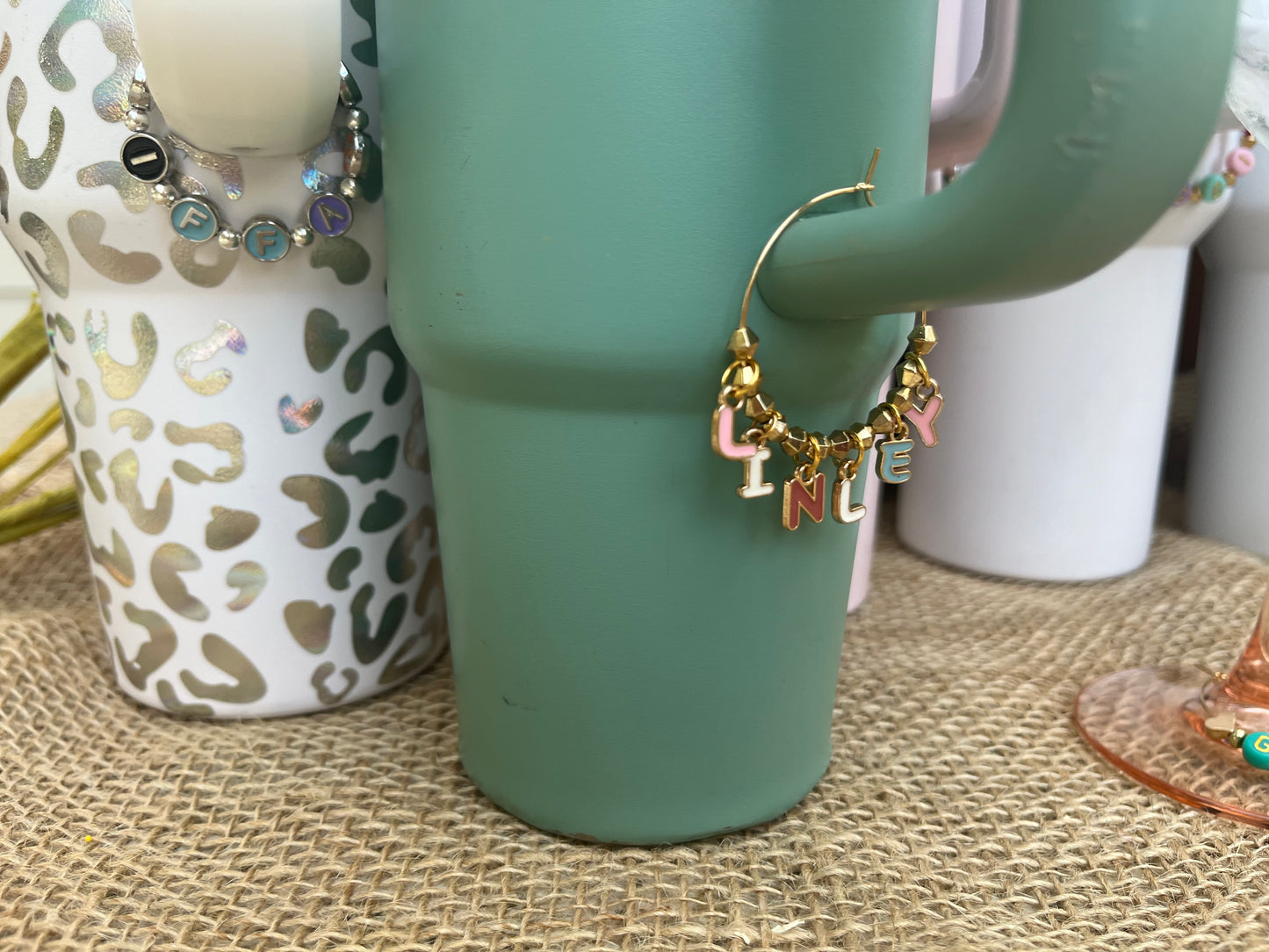 Fall Tumbler Charm Chain Accessories