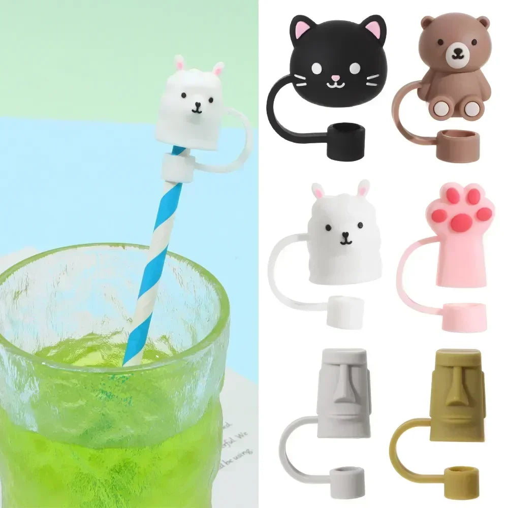 1 PCS & 3 PCS Animal Lovers Straw Covers