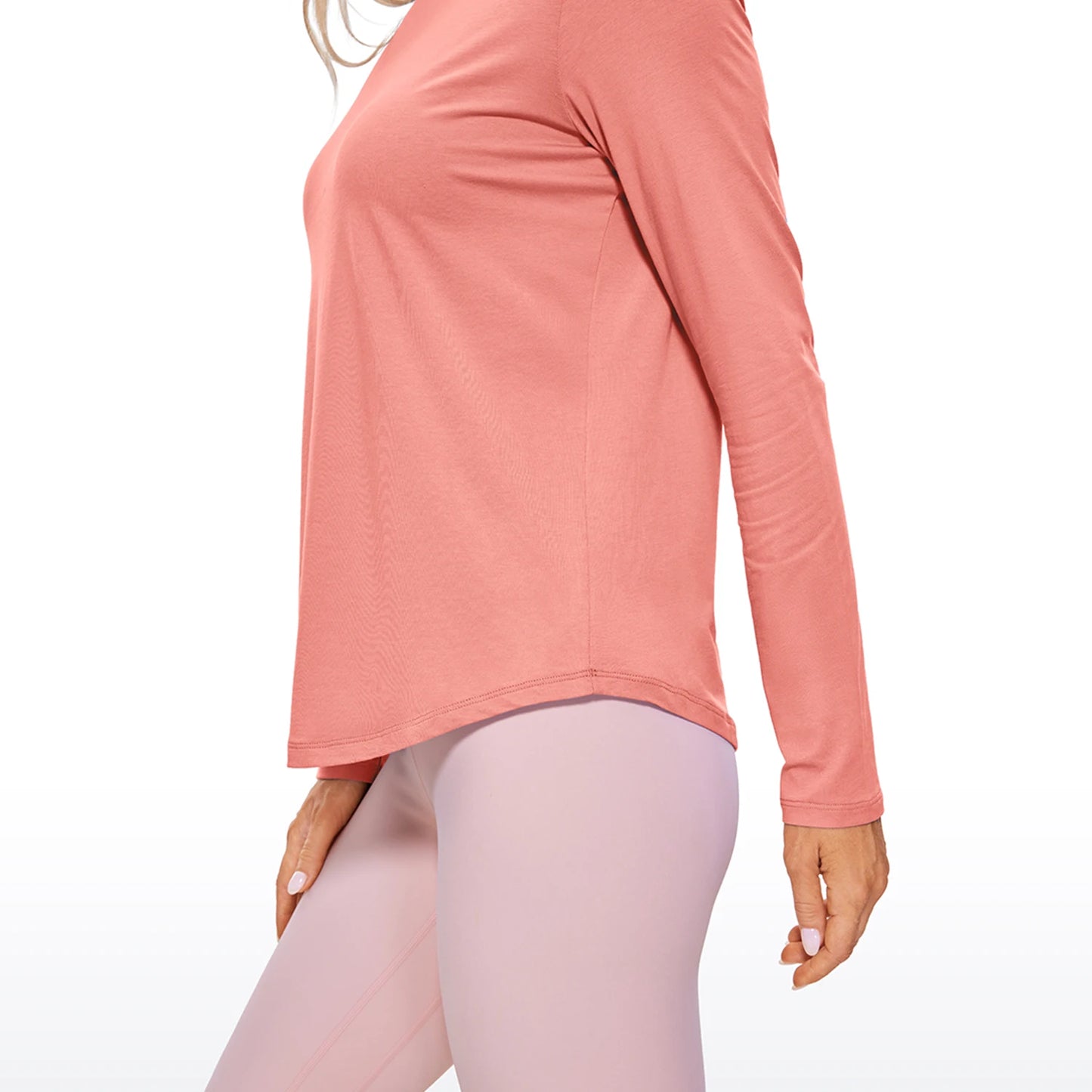 Winter Pima Cotton Workout Long Sleeve Shirt