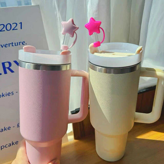 Kawaii Star Straw Cover Cap For Stanley Cups 30&40Oz