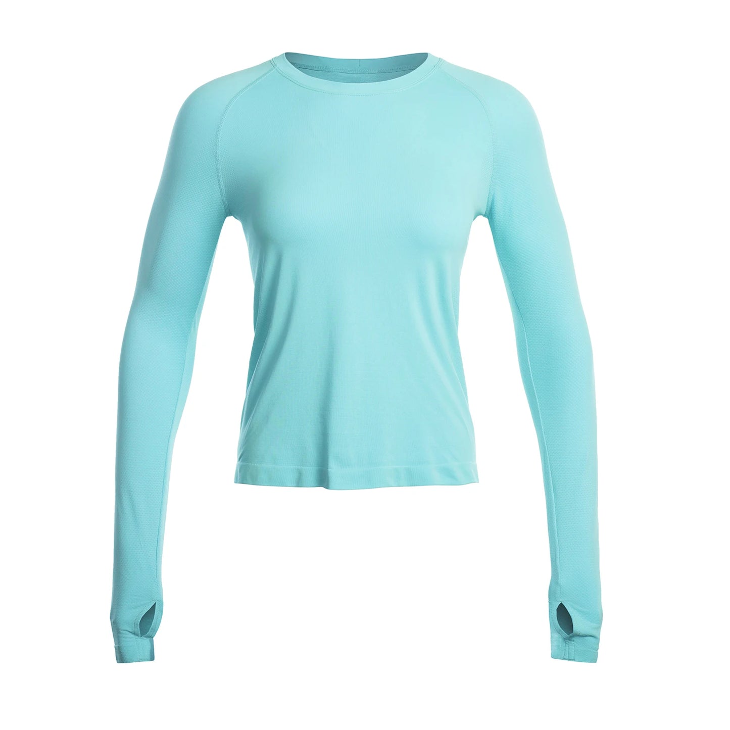 Winter Seamless Ribbed Workout Long Sleeve Shirt